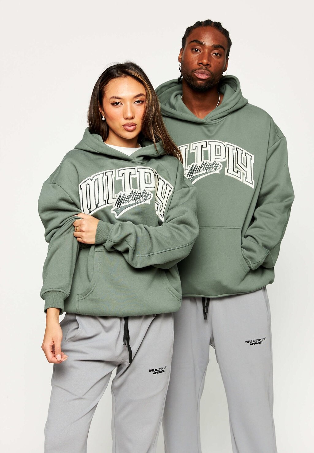 

Толстовка с капюшоном Multiply Apparel, темно-зеленый