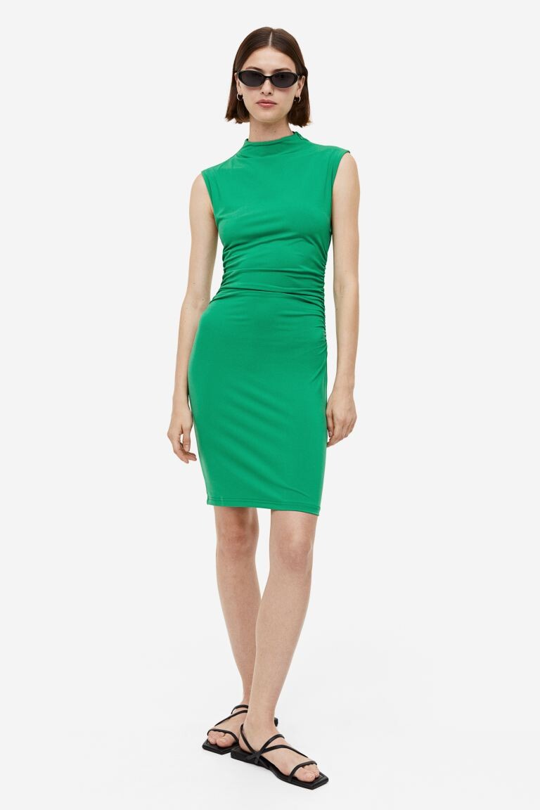 

Облегающее платье с драпировкой H&M