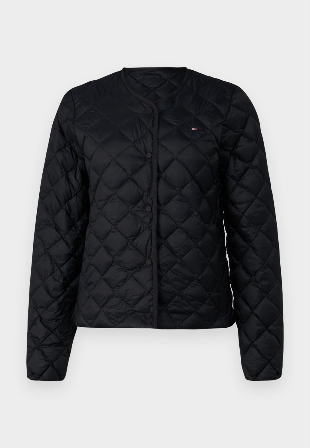 

Легкая куртка DOWN QUILTED COLLARLESS Tommy Hilfiger, черный