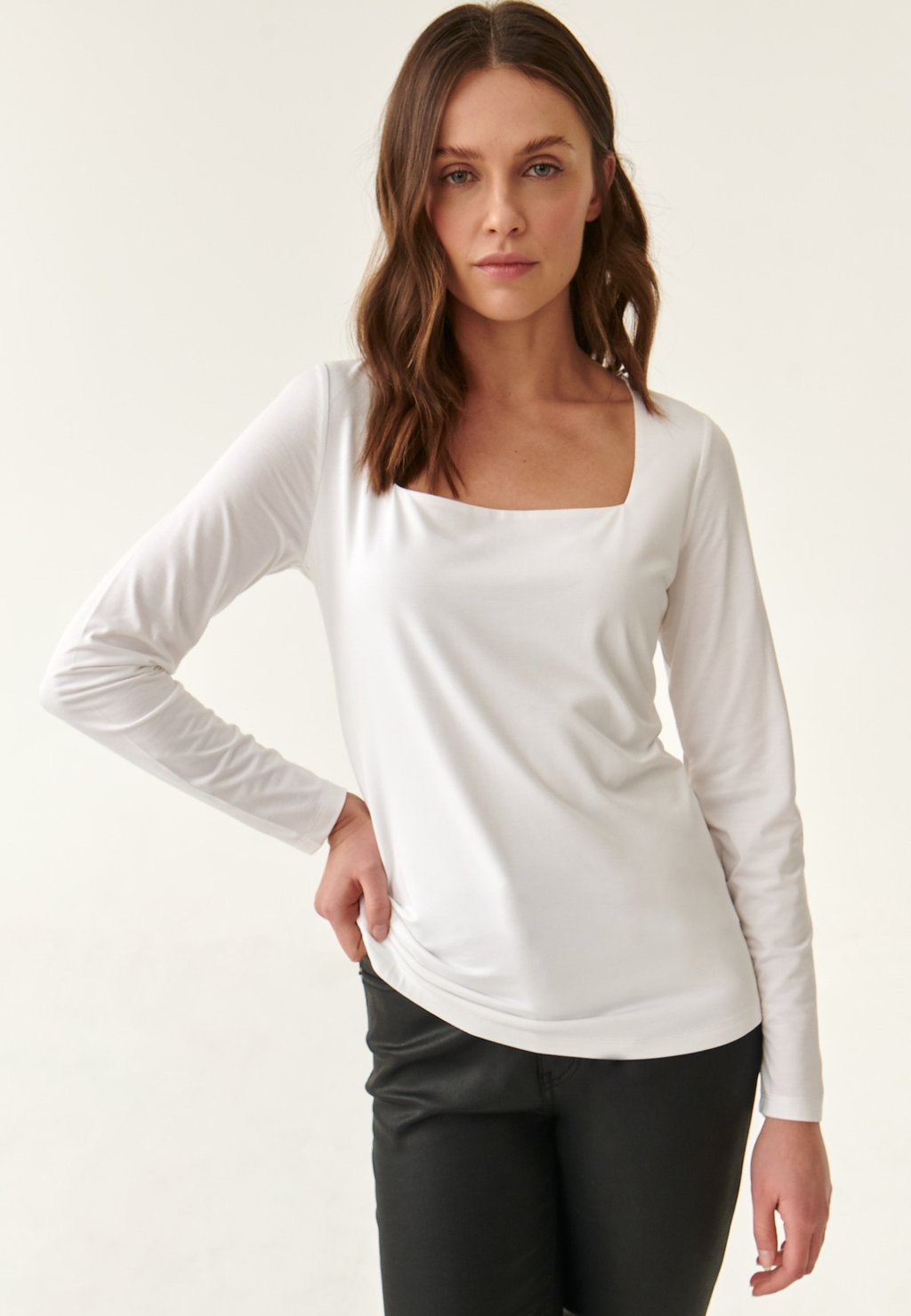 Рубашка с длинным рукавом NOKA TATUUM, цвет off white цена и фото