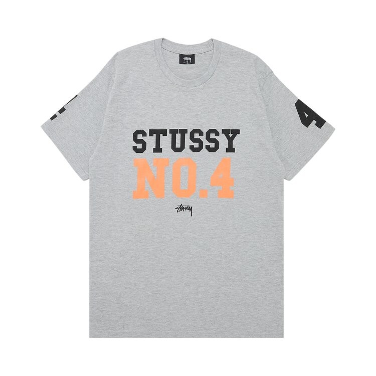 

Футболка Stussy Athletic No. 4 'Grey Heather', серый