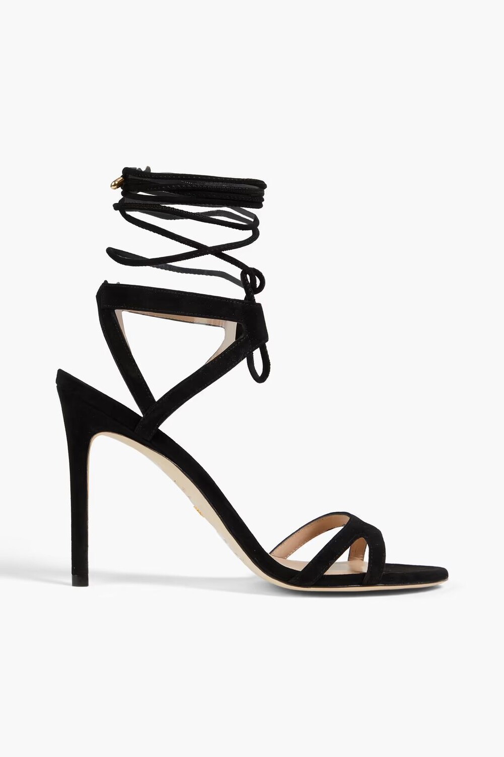 

Замшевые босоножки Soiree 100 Stuart Weitzman, черный