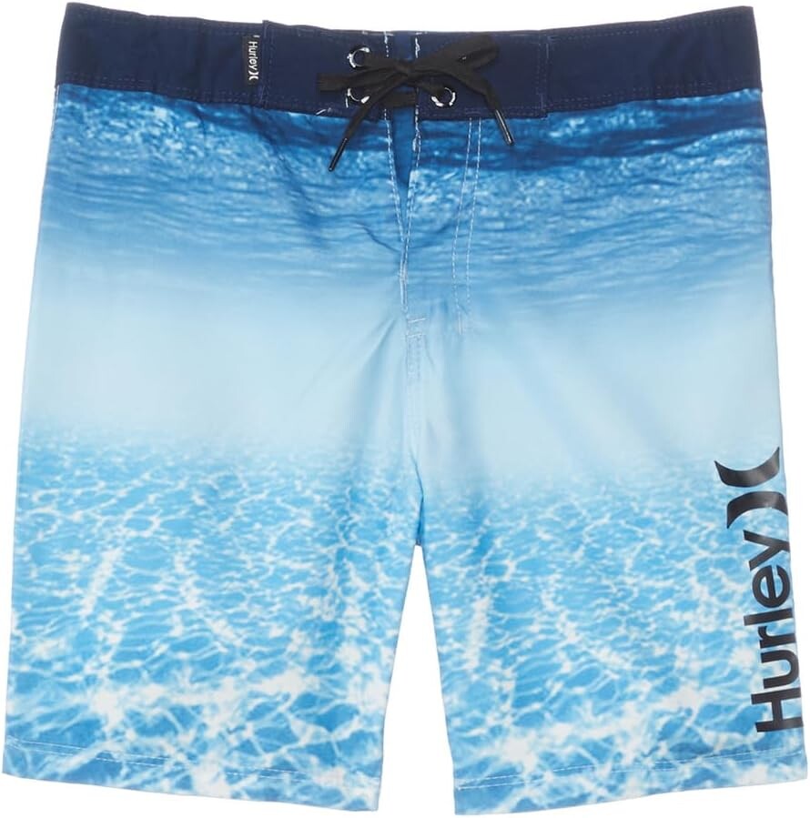 

Шорты для плавания Hurley Kids Ocean Floor Board Shorts, цвет Indo Blue