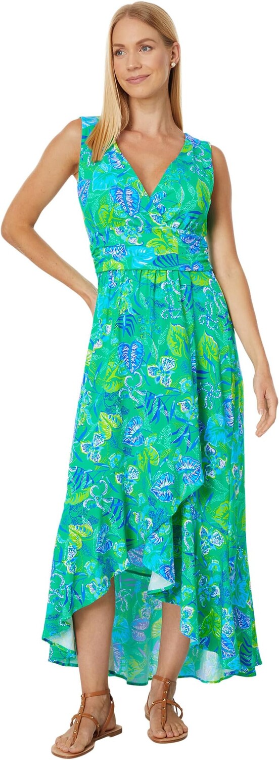

Платье Моана Макси Lilly Pulitzer, цвет Botanical Green in A Flutter