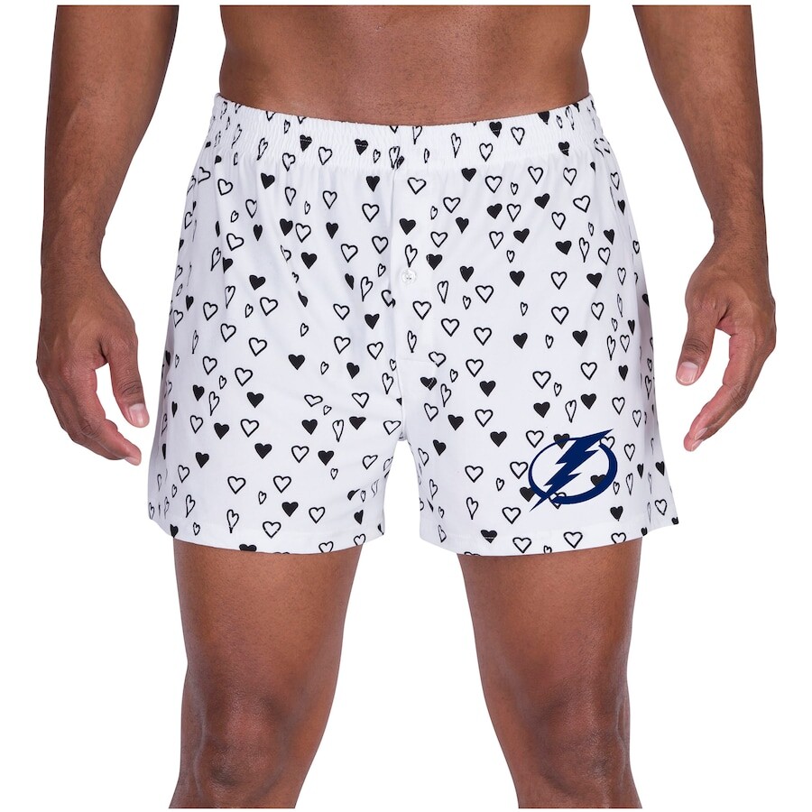 

Боксеры Concepts Sport Tampa Bay Lightning, белый