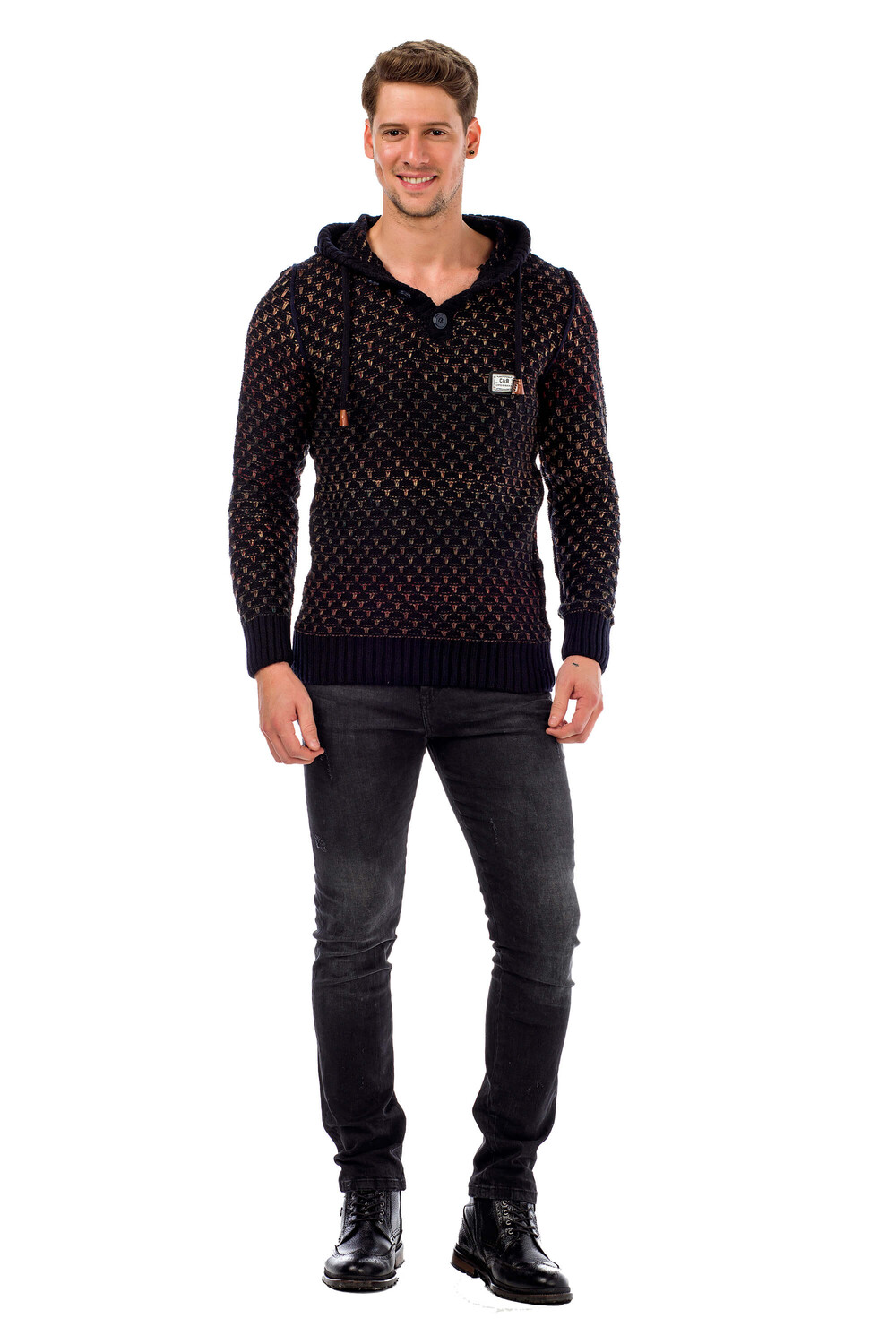 

Толстовка Cipo & Baxx Kapuzenpullover, коричневый
