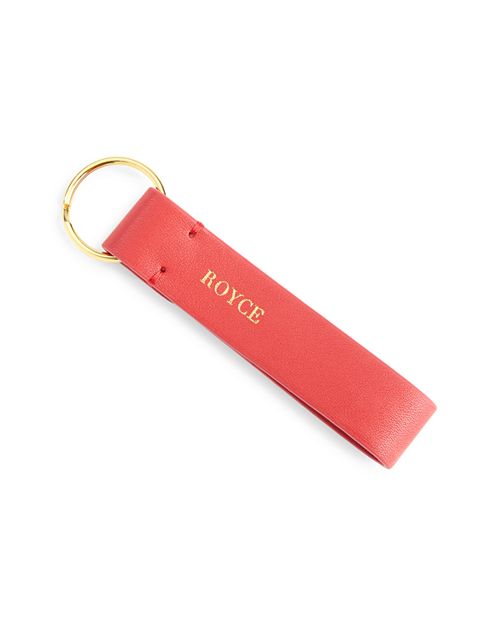 Кожаный брелок для ключей ROYCE New York, цвет Red кожаный брелок для ключей зайка ручная работа