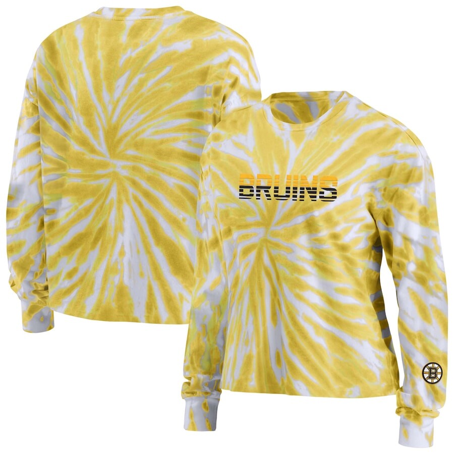 

Футболка с длинным рукавом WEAR by Erin Andrews Boston Bruins, золотой