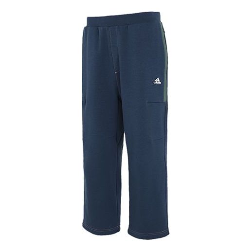 Спортивные штаны adidas Wj Pnt Dk Series Casual Sports Woven Straight Pants Navy Blue, синий