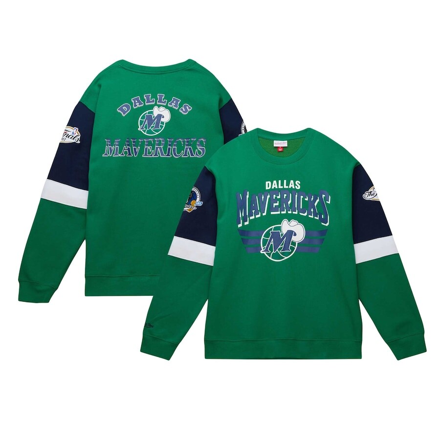 

Толстовка Mitchell & Ness Dallas Mavericks, зеленый