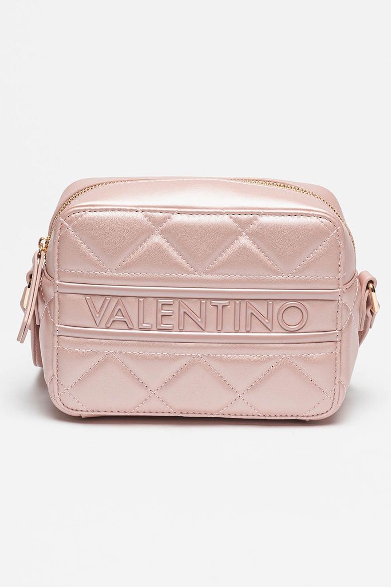 Сумка Ada из экокожи с тисненым логотипом Valentino Bags, розовый