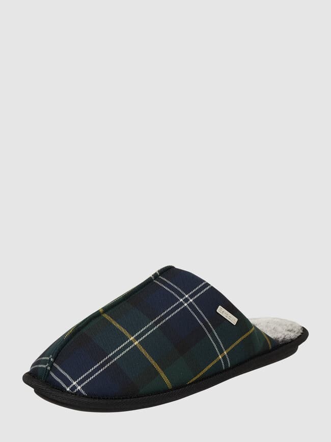 

Тапочки с подкладкой из искусственного меха Barbour, зеленый