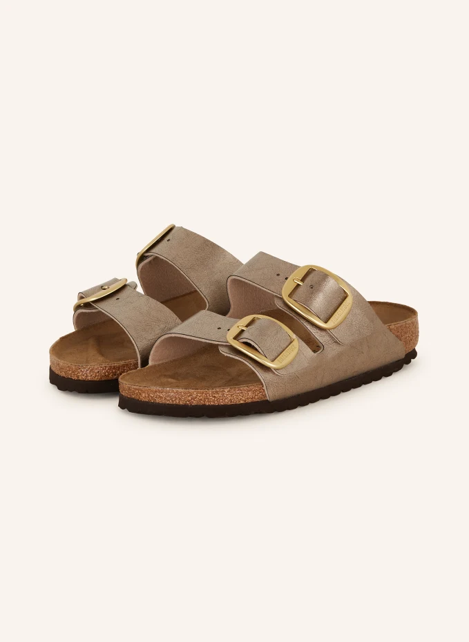 Мюли arizona big buckle Birkenstock, коричневый