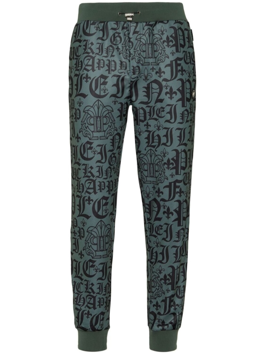 

Спортивные брюки Philipp Plein Gothic Plein с принтом, зеленый