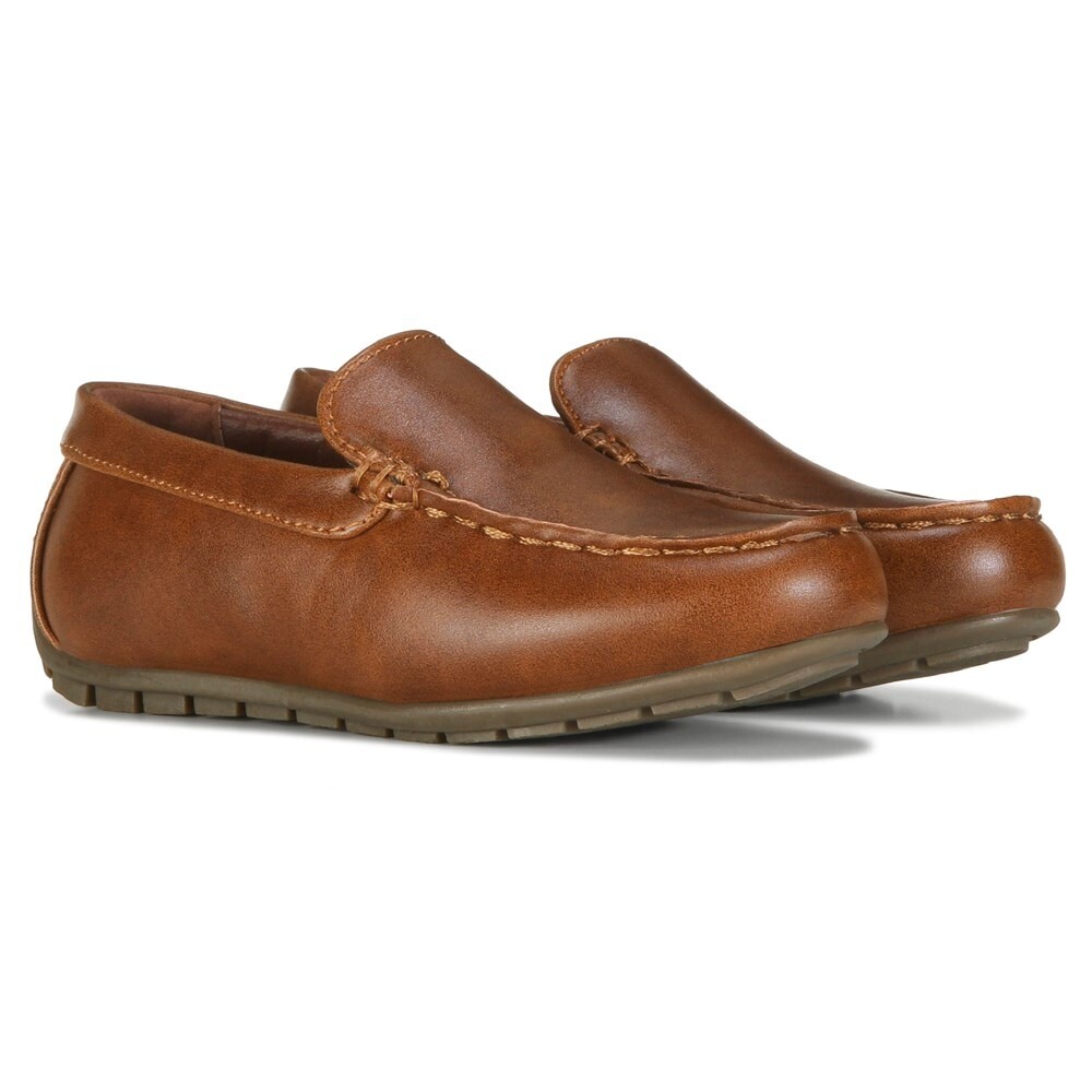 

Детские лоферы-слипоны Leon для малышей Perry Ellis Portfolio, цвет cognac