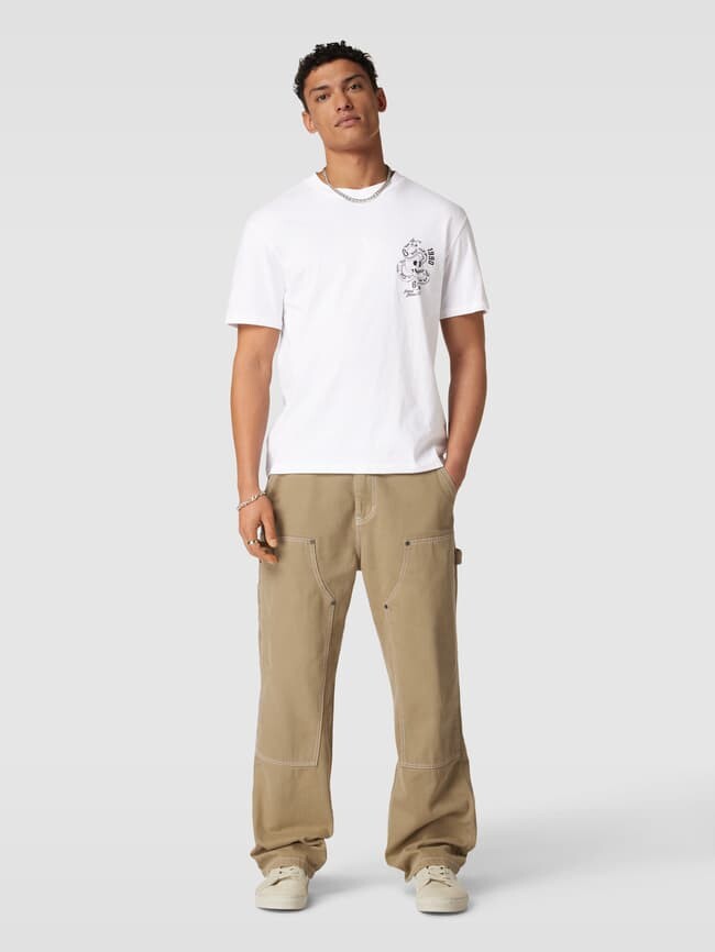 

Футболка с мотивным принтом Jack & Jones, белый