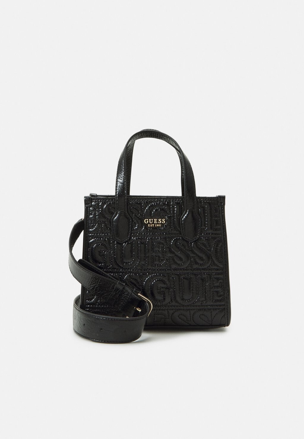 

Сумочка SILVANA COMPARTMENT MINI TOTE Guess, черный