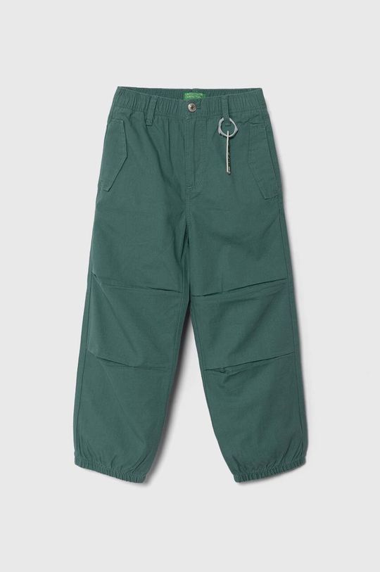 Шерстяные брюки для мальчика United Colors of Benetton, зеленый