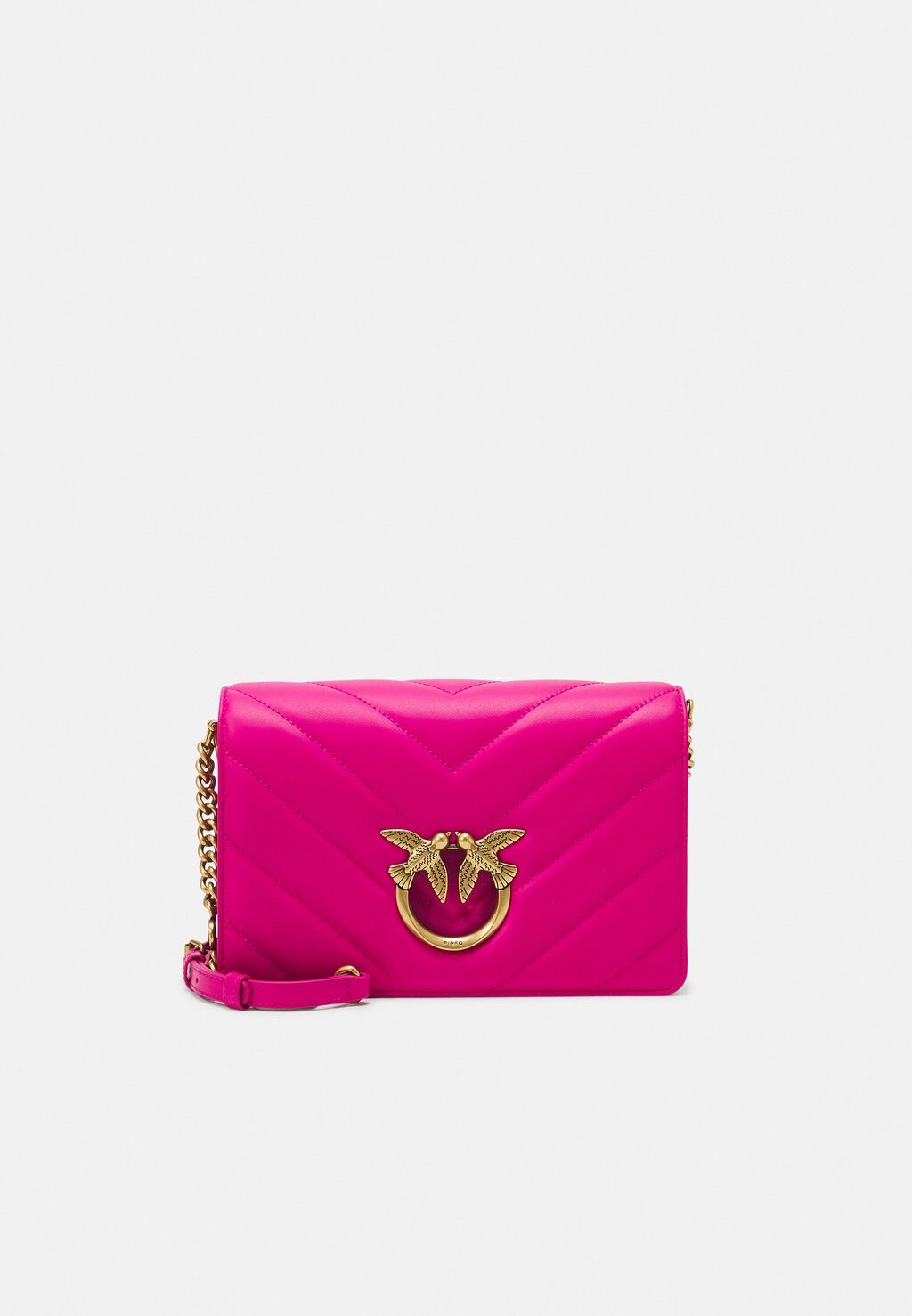 

Сумка Pinko LOVE CLICK CLASSIC BIG CHEVRON, розовый