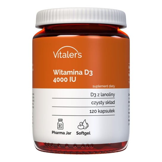 Vitaler's, Витамин D3 4000 МЕ - 120 капсул