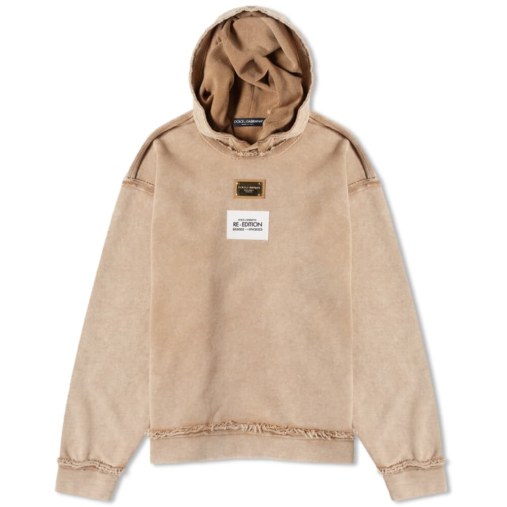

Худи Dolce & Gabbana Re-edition Popover, бежевый