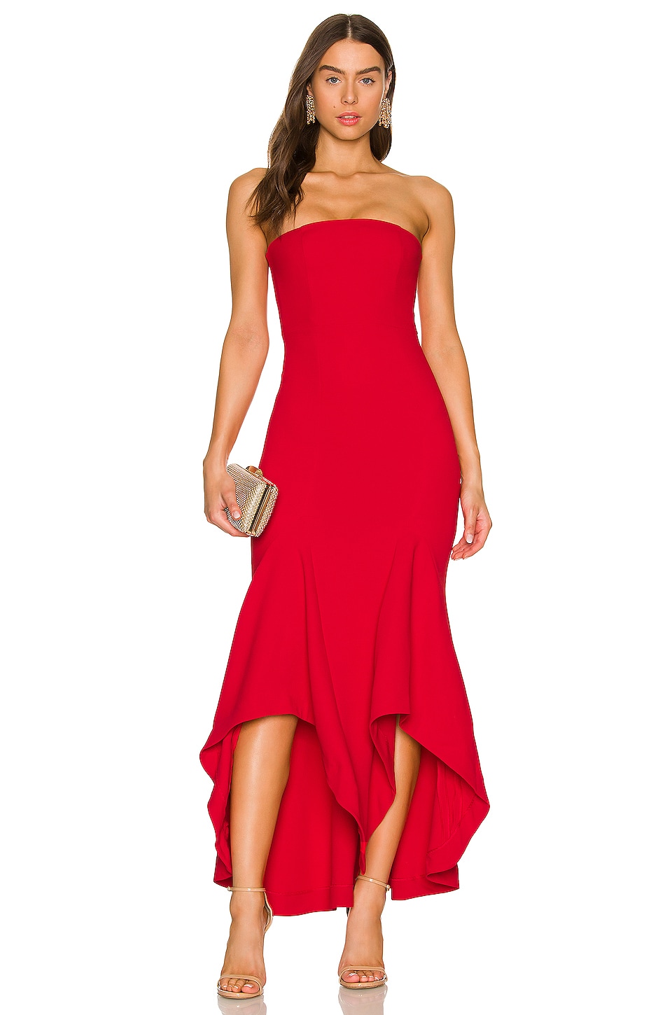 цена Платье Lovers and Friends Urgonia Gown, цвет Berry Red