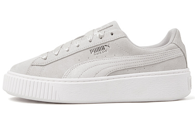 

Женские замшевые туфли для скейтбординга Puma на платформе, серые