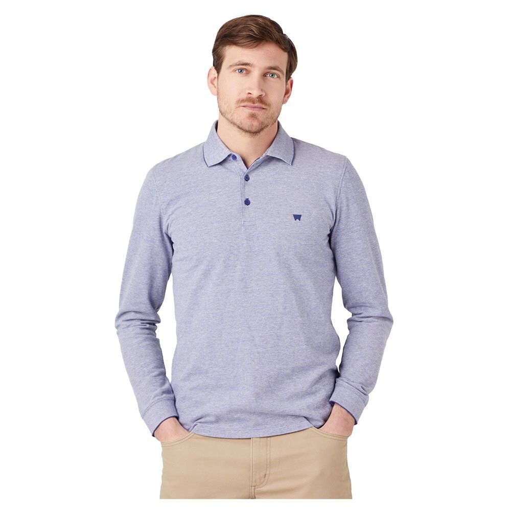 

Поло с коротким рукавом Wrangler Refined, серый