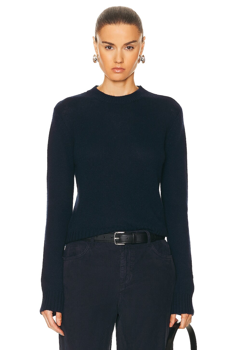 

Свитер Enza Costa Pure Cashmere Crew, темно-синий