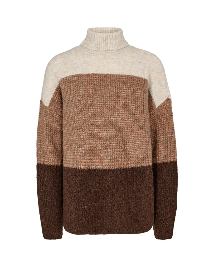 

Свитер minimum Sweater CALINE, цвет Light brown/Dark brown