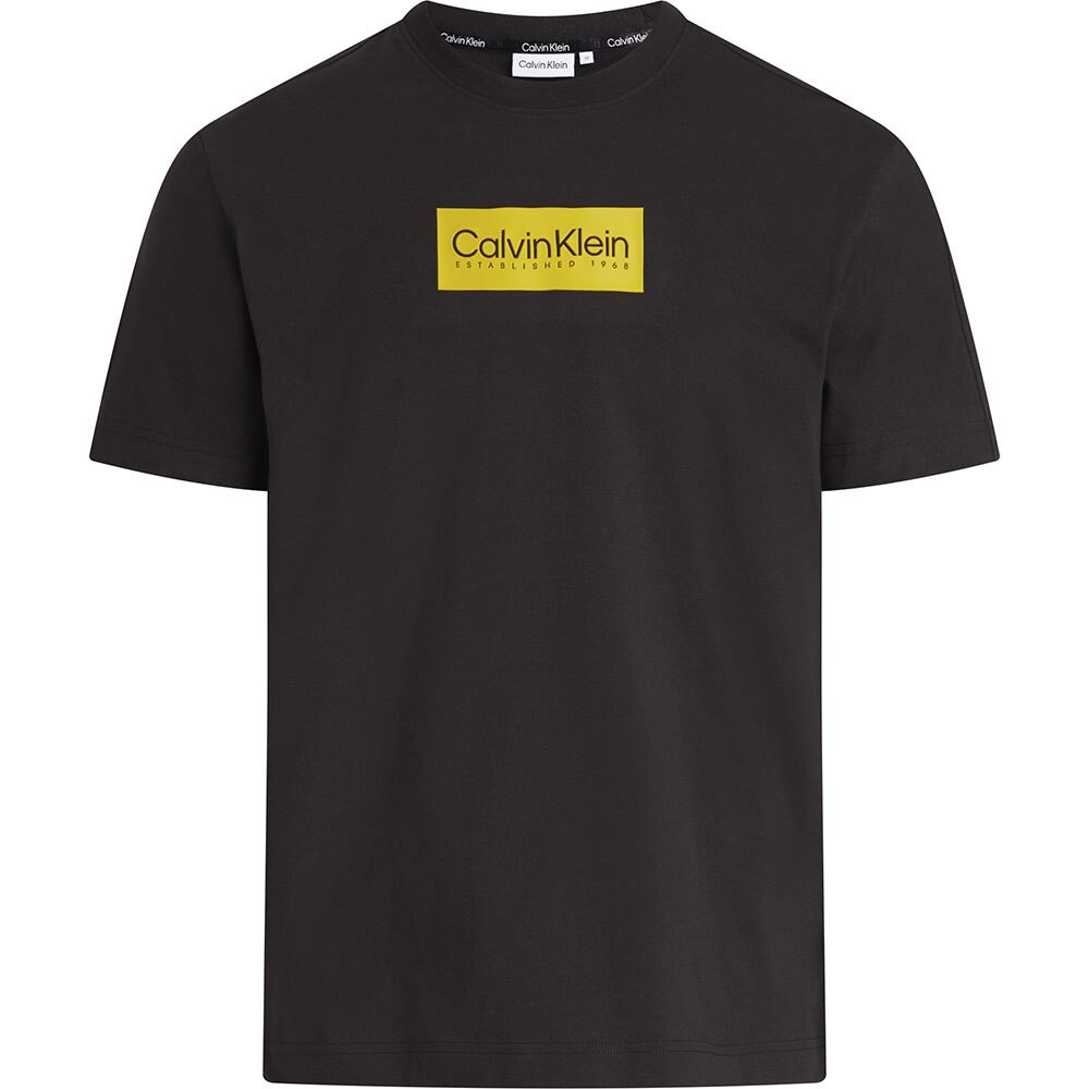 

Футболка с коротким рукавом Calvin Klein Raised Rubber Logo, черный