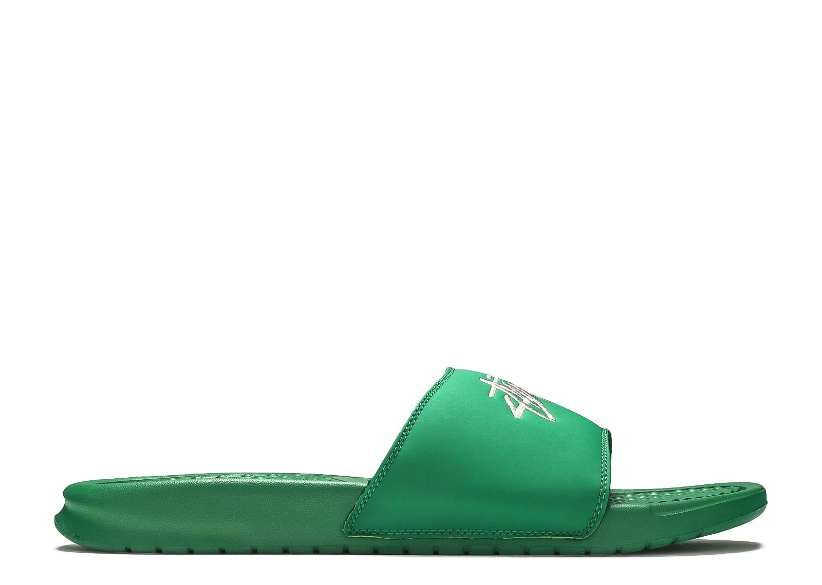 цена Кроссовки Nike Stussy X Benassi 'Pine Green', зеленый