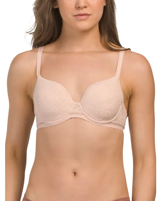 

Бюстгальтер с глубоким вырезом Comete 3d Simone Perele, розовый