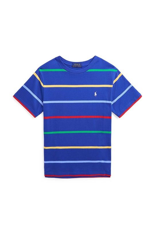 

Детская хлопковая футболка Polo Ralph Lauren, синий