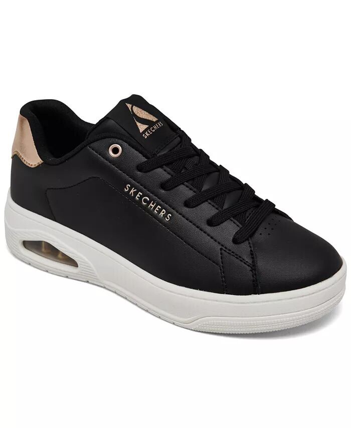 Уличные женские кроссовки Uno Court — повседневные кроссовки Courted Air от Finish Line Skechers, черный