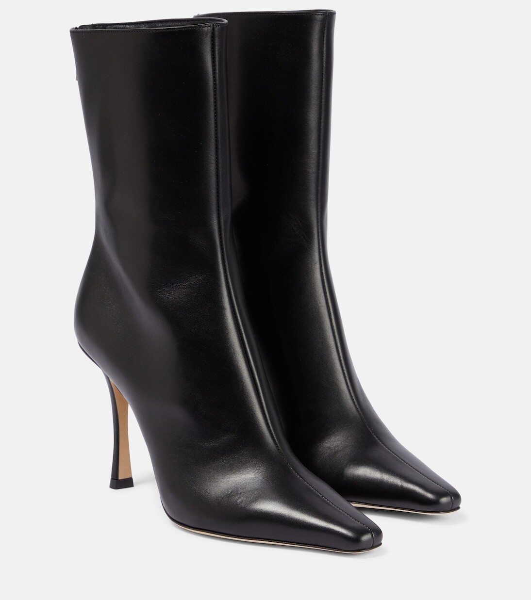 

Кожаные ботильоны agathe 100 Jimmy Choo, черный