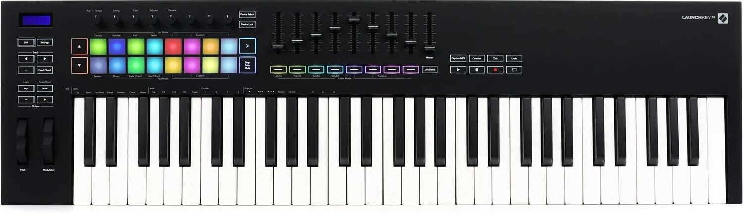 

Контроллер клавиатуры Novation Launchkey 61 MK3 с 61 клавишей