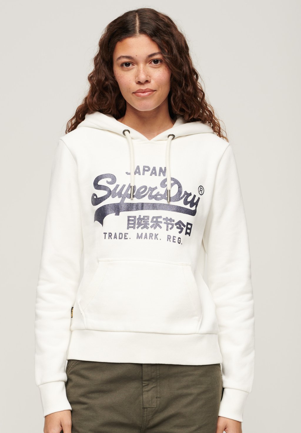 Толстовка VINTAGE LOGO GRAPHIC Superdry, цвет ecru