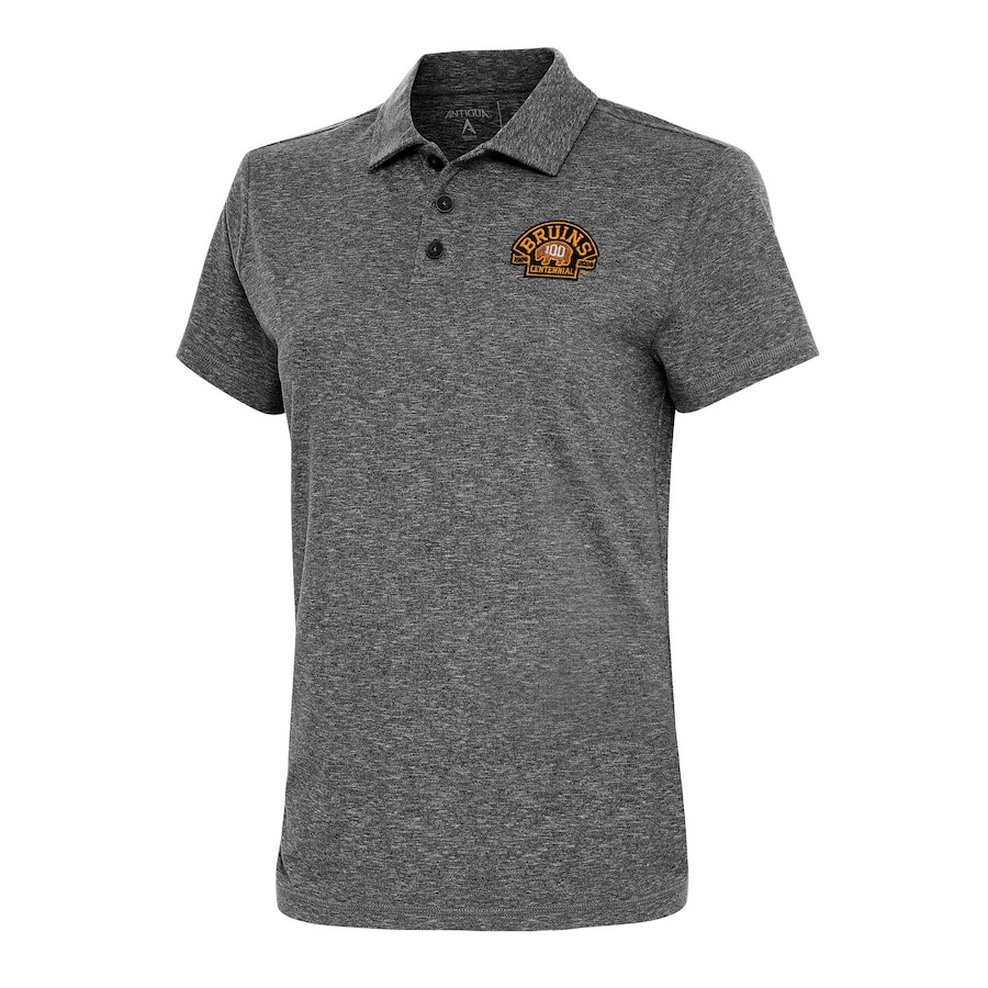 

Поло с коротким рукавом Antigua Boston Bruins, черный