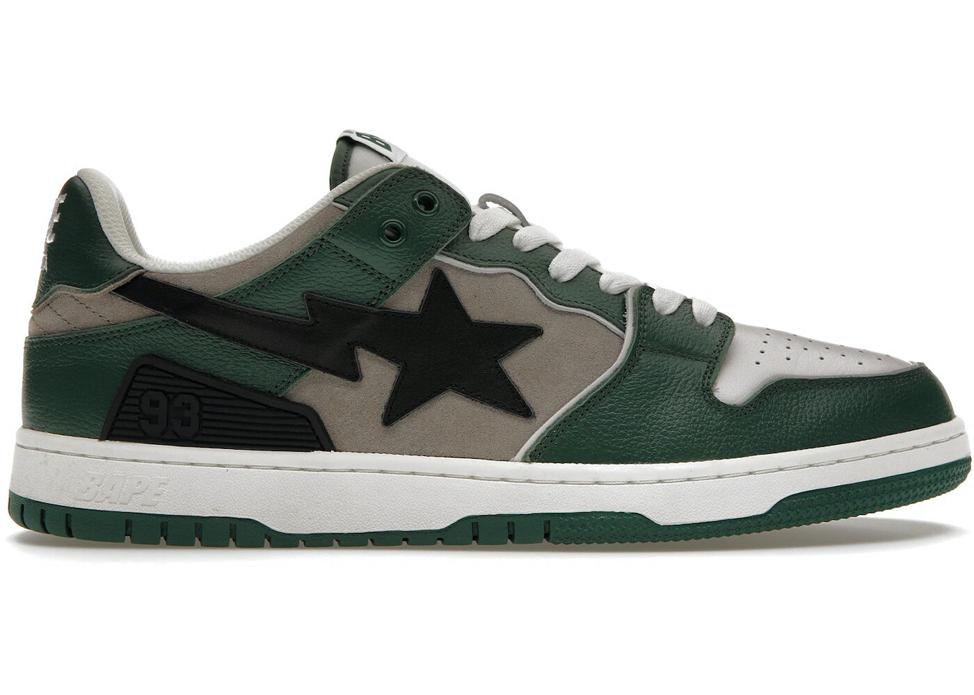 

Кроссовки A Bathing Ape Bape SK8 Sta, зеленый