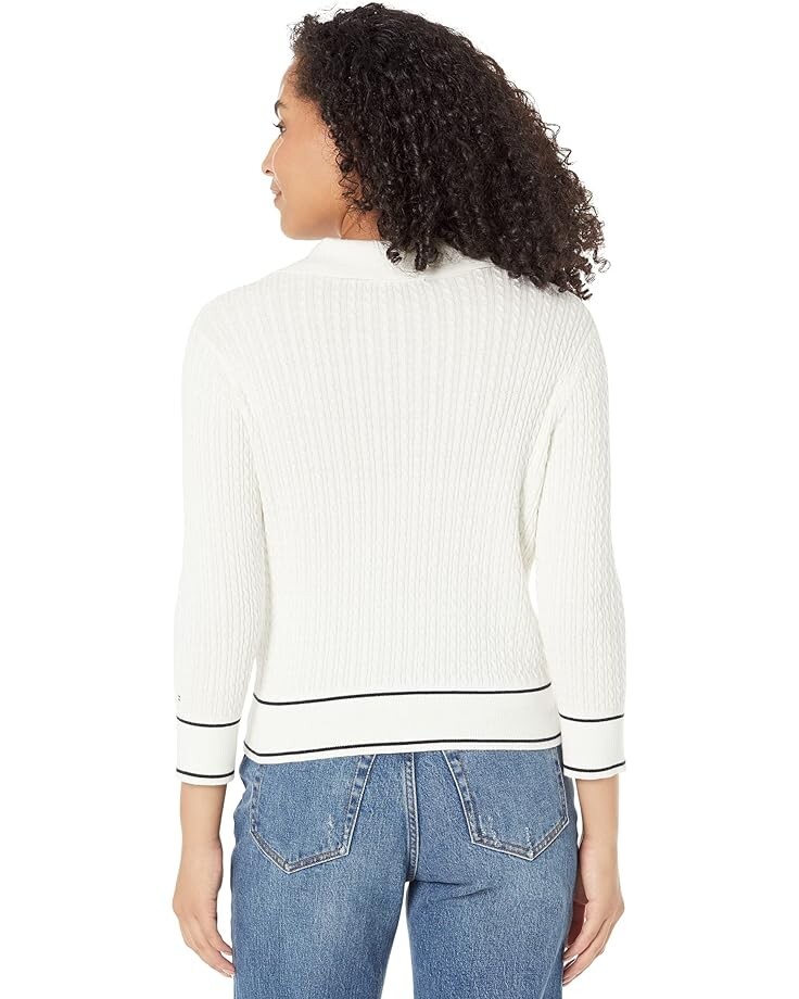 

Свитер Tommy Hilfiger Jonny Collar Cable Sweater, слоновая кость