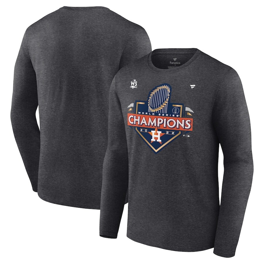 

Футболка с длинным рукавом Fanatics Branded Houston Astros, угольный