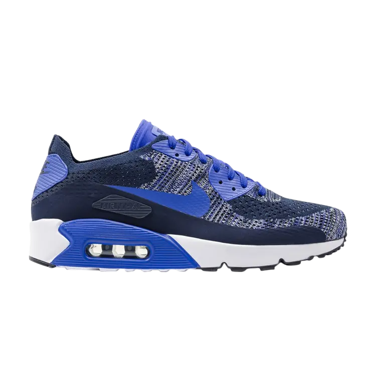 

Кроссовки Nike Air Max 90 Ultra 2.0 Flyknit 'Collegiate Navy', синий