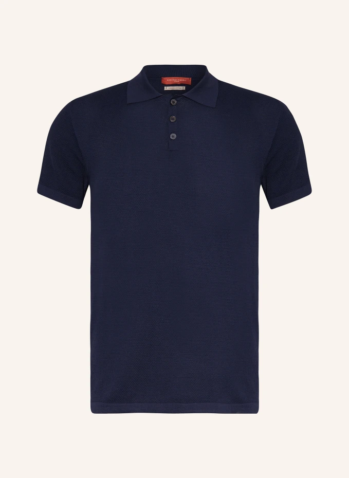 цена Рубашка-поло из пике Daniele Fiesoli, синий