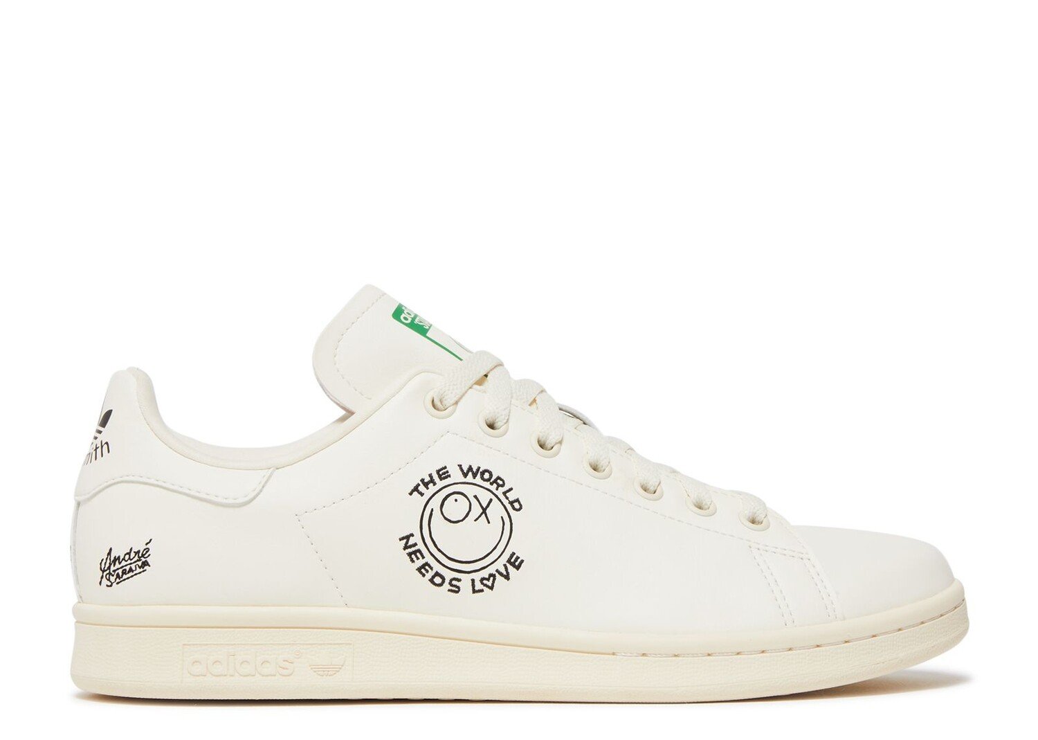 

Кроссовки adidas André Saraiva X Stan Smith 'The World Needs Love', кремовый, Бежевый