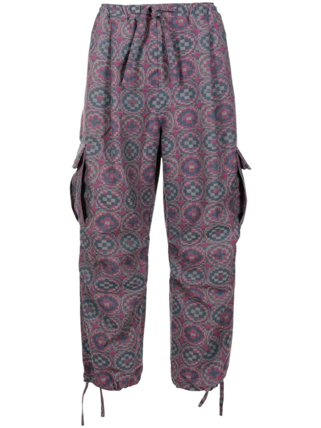 

Piet брюки карго Jacquard Psy, синий