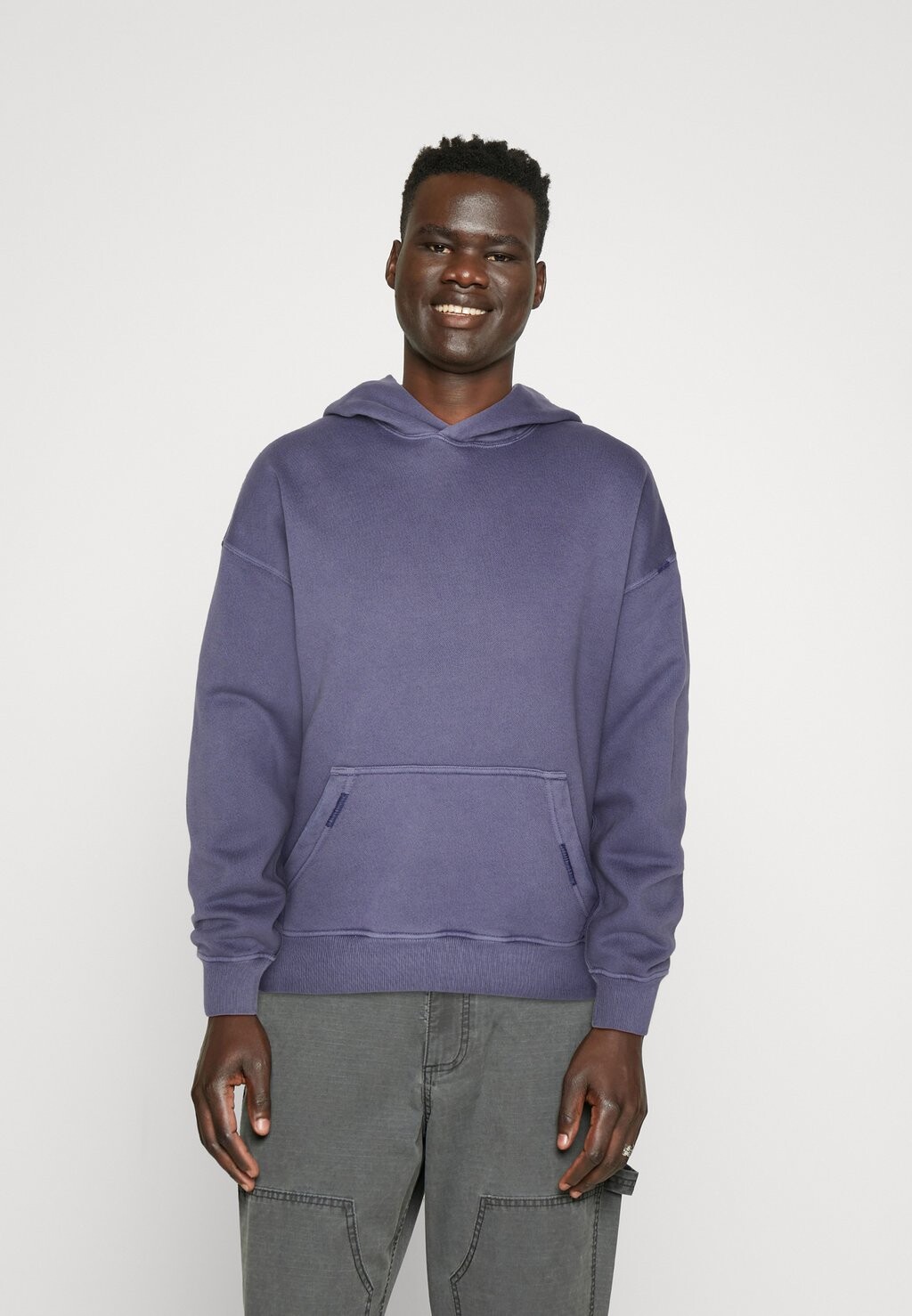 

Толстовка Essential Popover Unisex Abercrombie & Fitch, цвет nightshadow blue