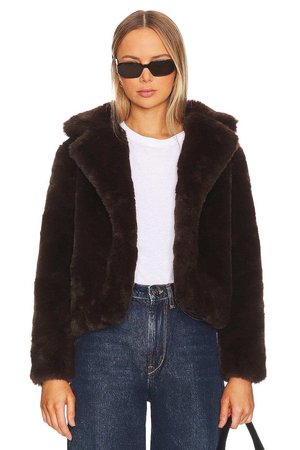 

Пальто MINKPINK Eva Faux Fur, цвет Chocolate