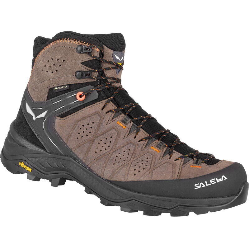 

Мужские походные ботинки Alp Trainer 2 Mid GTX wallnut-fluo оранжевый SALEWA, цвет braun