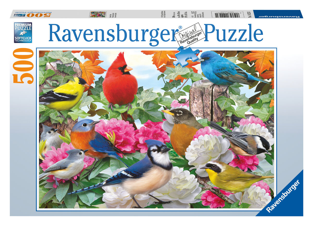 

Ravensburger, пазл, Садовые птицы, 500 шт.